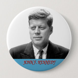 Bóton Redondo 10.16cm John F. Kennedy