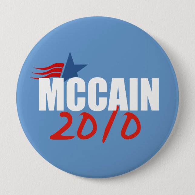 Bóton Redondo 10.16cm JOHN MCCAIN Elements Gear (Frente)