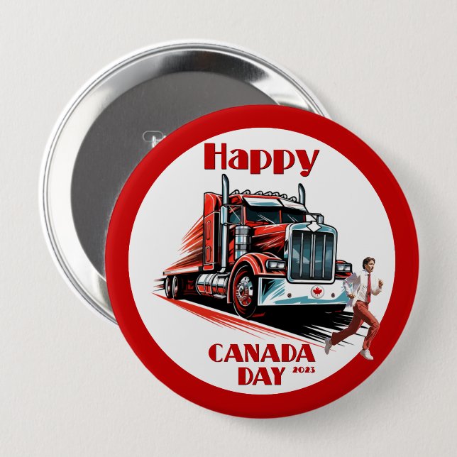 Bóton Redondo 10.16cm Justin Tru$#!%: palco de saída deixado (Frente & Verso)