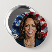 Kamala Harris e American Flag