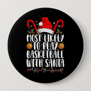 Bóton Redondo 10.16cm Mais Provável Para Jogar Basquete Com Papais noeis