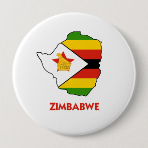BÓTON REDONDO 10.16CM MAPA DE ZIMBABWE