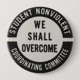 Bóton Redondo 10.16cm março no botão de Washington 1963