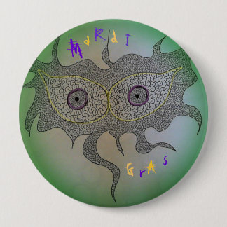 Bóton Redondo 10.16cm Máscara nunca de fluxo