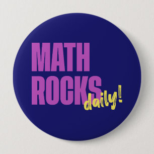 Bóton Redondo 10.16cm Math Rocks Diário