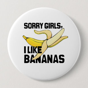 BÓTON REDONDO 10.16CM MENINAS PESAROSAS EU GOSTO DAS BANANAS - .PNG