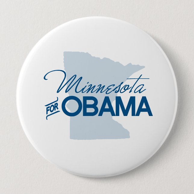 Bóton Redondo 10.16cm Minnesota para Obama.png (Frente)