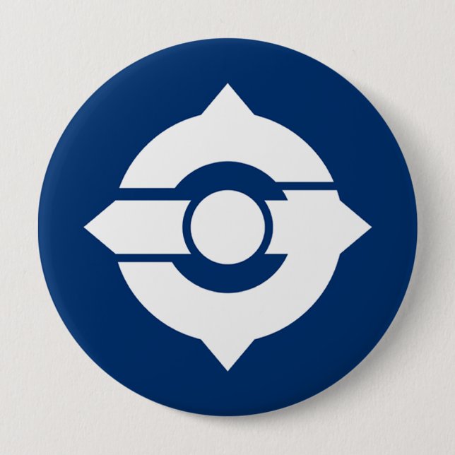 Bóton Redondo 10.16cm Moriguchi, Osaka (Frente)