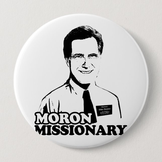 Bóton Redondo 10.16cm MORON MISSIONARY ROMNEY.png (Frente)
