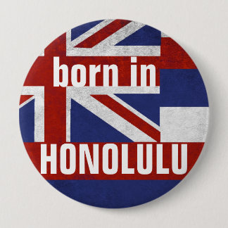 Bóton Redondo 10.16cm Nascer no botão de Honolulu
