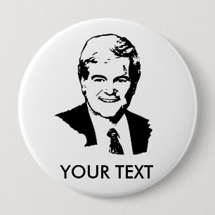 Bóton Redondo 10.16cm Newt Gingrich