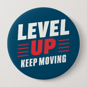 Bóton Redondo 10.16cm Nivelar para Cima Continuar a Mover