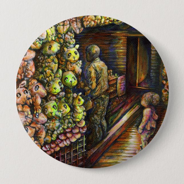 Bóton Redondo 10.16cm Norte do Circo (Frente)