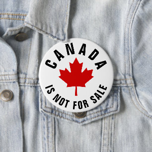 Bóton Redondo 10.16cm O Canadá Não É Para Venda