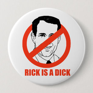 Bóton Redondo 10.16cm O rick é um pau