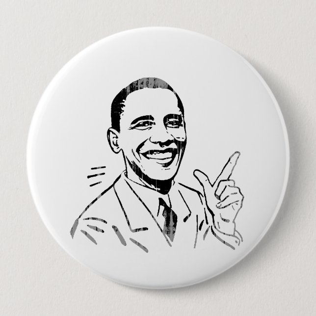 Bóton Redondo 10.16cm OBAMA DIZ Vintage.png (Frente)