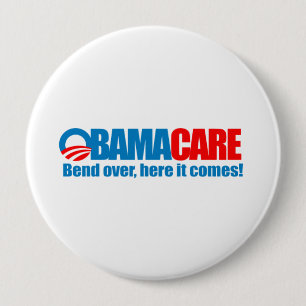 Bóton Redondo 10.16cm Obamacare - curvatura aqui vem