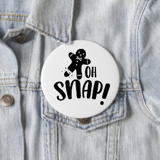 Bóton Redondo 10.16cm Oh Snap Holiday