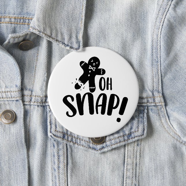 Bóton Redondo 10.16cm Oh Snap Holiday (In Situ)