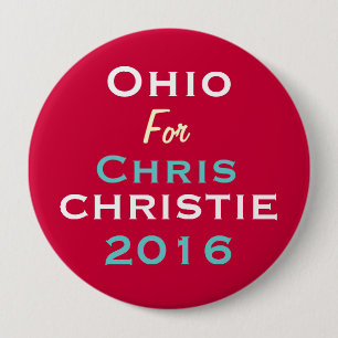 Bóton Redondo 10.16cm Ohio para o botão 2016 de CHRISTIE Caampaign de
