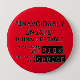 Bóton Redondo 10.16cm Onde há um risco deve haver bem escolhido