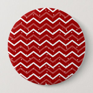 Bóton Redondo 10.16cm Padrão de Natal 113