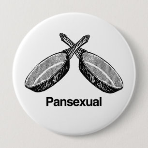Bóton Redondo 10.16cm Pansexual -