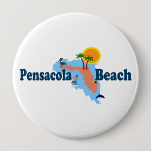 Bóton Redondo 10.16cm Praia de Pensacola