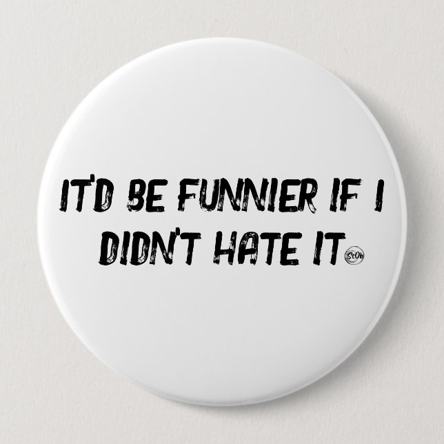 Bóton Redondo 10.16cm Presente de Despedida de Solteiro Botão Redondo Sc (Frente)