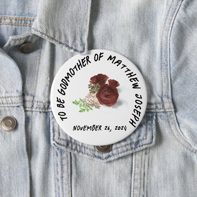 Bóton Redondo 10.16cm Relation-to-Be Boutoniere (In Situ)