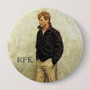 Bóton Redondo 10.16cm Robert F. Kennedy