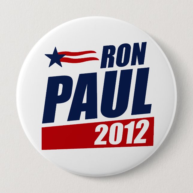 BÓTON REDONDO 10.16CM RON PAUL 2012 (Frente)