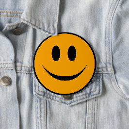 Bóton Redondo 10.16cm Rosto Sorridente Emoji