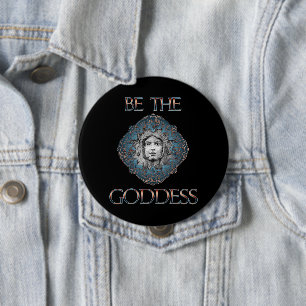 Bóton Redondo 10.16cm Seja a Deusa