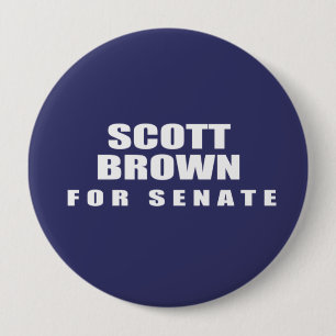 BÓTON REDONDO 10.16CM SENATOR SCOTT BROWN