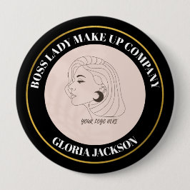 Bóton Redondo 10.16cm Skaymarts | Identidade da empresa empresarial