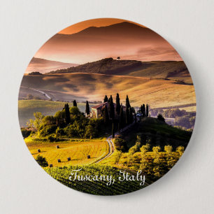 Bóton Redondo 10.16cm Toscana, Itália - fotografia de paisagem