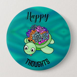 Bóton Redondo 10.16cm Turtle Lucky Three Ocean Beach Calmo Bright