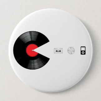 Bóton Redondo 10.16cm VINYL VILLAIN comendo TUDO