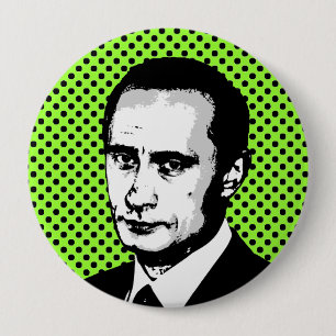 Bóton Redondo 10.16cm Vladimir Putin