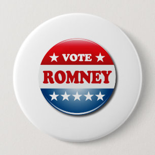 BÓTON REDONDO 10.16CM VOTO ROMNEY