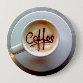 Bóton Redondo 10.16cm Xícara de café e pires latte café