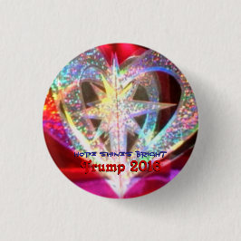 Bóton Redondo 15.24cm A esperança brilha brilhante