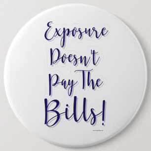 Bóton Redondo 15.24cm A Exposição ao Suporte do Freelancer não paga