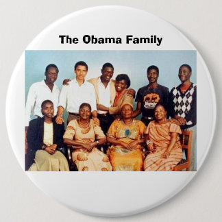 Bóton Redondo 15.24cm A família de Obama