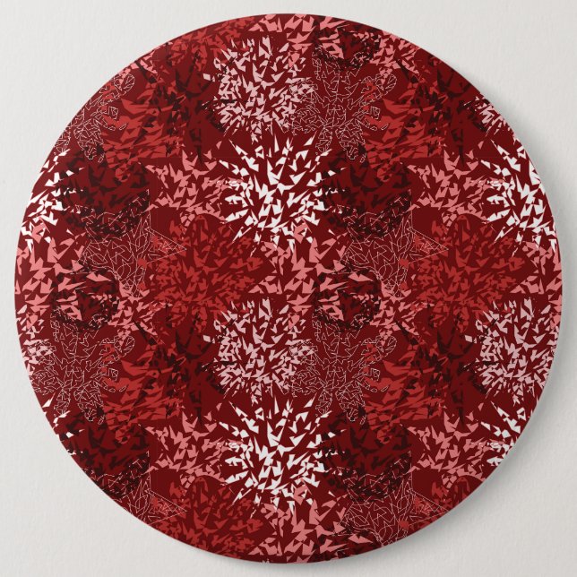 Bóton Redondo 15.24cm Abstrato moderno (Frente)