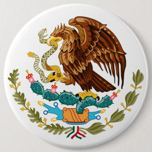 Bóton Redondo 15.24cm águia mexicana