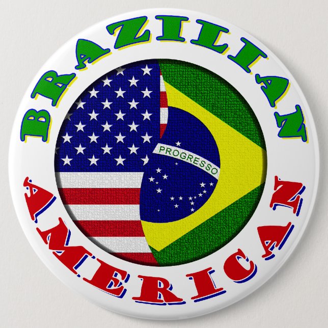 Bóton Redondo 15.24cm americano brasileiro (Frente)