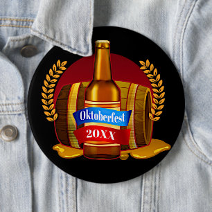 Bóton Redondo 15.24cm Ano de Alteração Oktoberfest 20xx Beer Bottle Ba