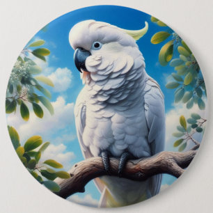 Bóton Redondo 15.24cm Arte do Cockatoo